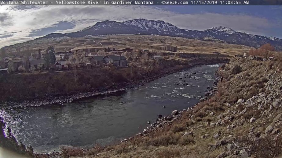 Yellowstone River Live Cam, Gardiner Montana, USA ?? – Webcams