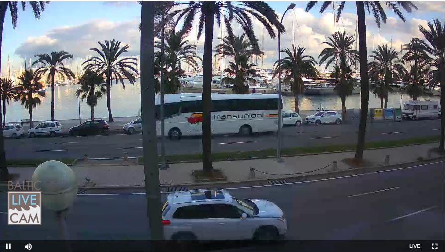 Creo que estoy enfermo Evolucionar sed Live Cam Spain, Paseo Maritimo – Palma, Mallorca ?? – Travelmouse Webcams